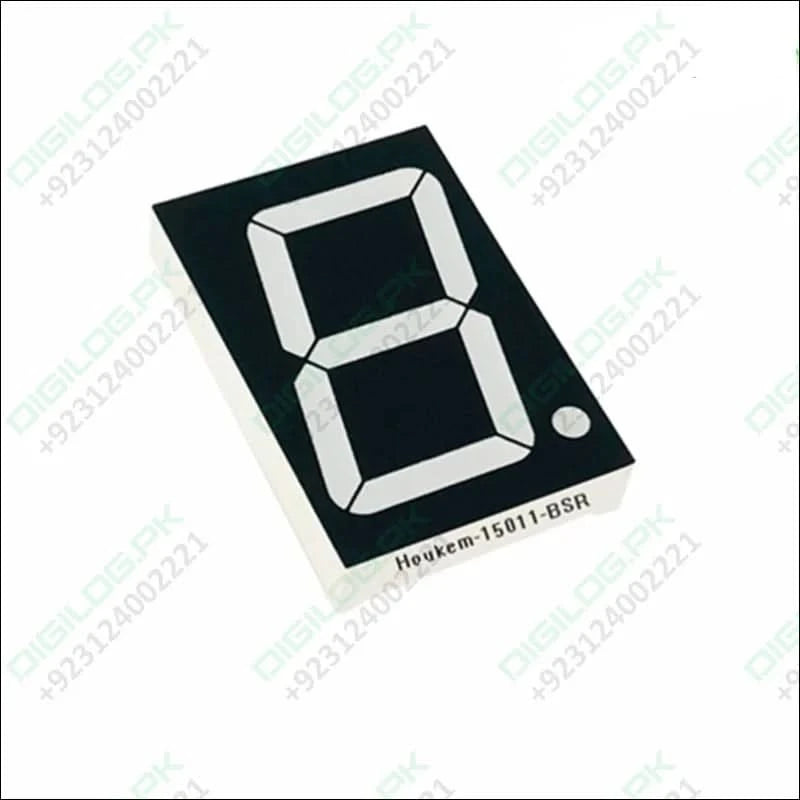 SE-15011-BSR 30.6mmx44mmx9mm Led 7 Segment 1 Digit RED Common Anode Display 1.5 inch Digit size