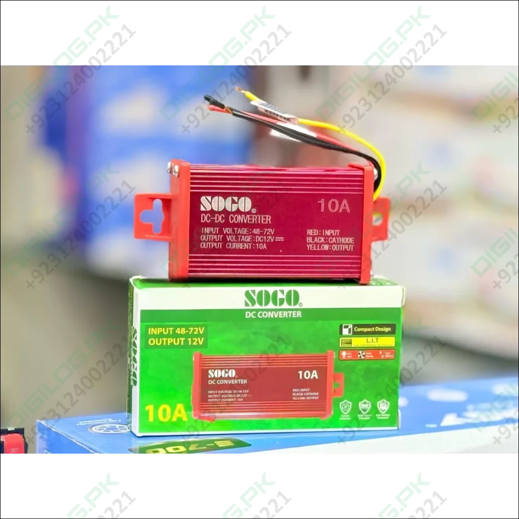 SOGO 10A DC Converter | 48-72V to 12V Step Down Voltage Regulator