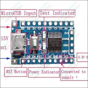 STM8S003F3P6 STM8 Minimum Development Board In Pakistan
