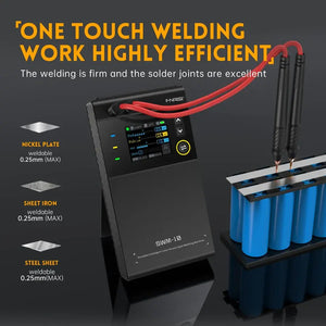 SWM-10 Handheld Spot Welder DIY Mini Welding Machine 5000mAh Portable Welding Machine Weldable 0.25mm Welding Tool