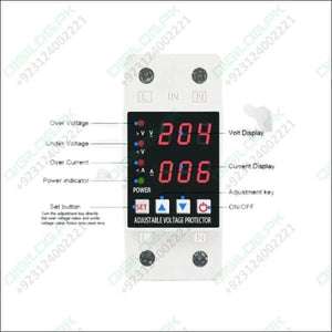 Dual Display Adjustable Over Voltage Current And Under