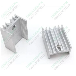 Silver Aluminium To 220 Heat Sink With Screw