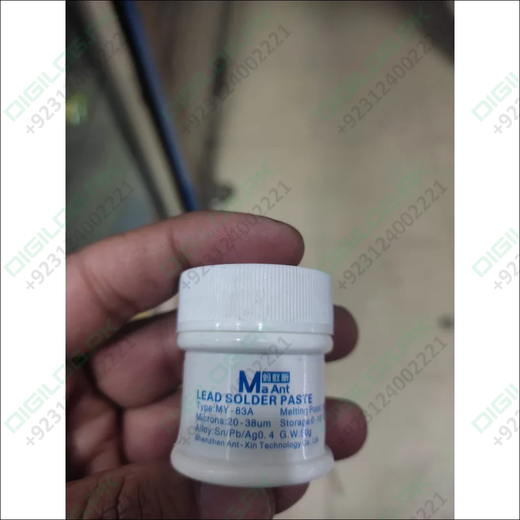 Solder Paste (183°C) MaAnt Model MY-83A Weight 50g
