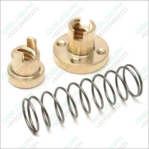 T8 Anti Backlash Spring Loaded Nut For Cnc 8mm Threaded Rod