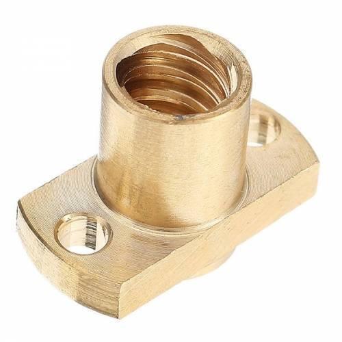 T8 Nut Pitch Lead 8mm Brass T8x8mm Flange Lead Screw Nut — product image 2
