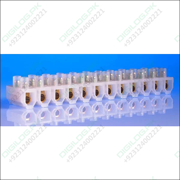 60 Amp Connector Strip 12 Way PVC