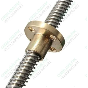 Threaded Rod Lead Screw 8mm 500mm
