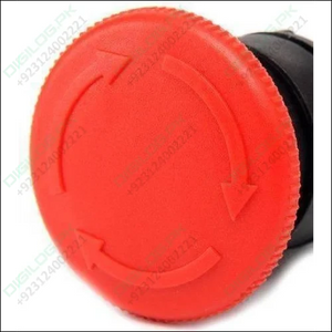 Turn To Release N/c Emergency Stop Switch Mushroom Push