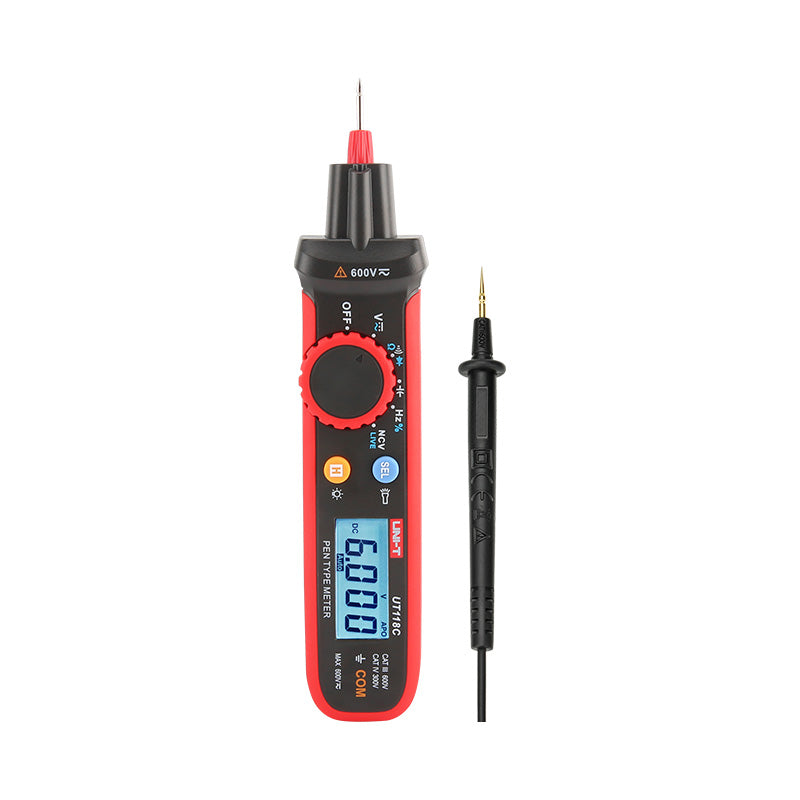 UNI-T UT118C pen multimeter with gold-plated tips
