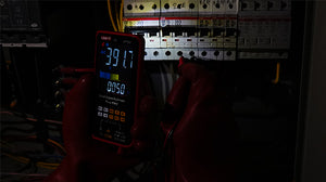 UNI-T UT121B smart multimeter in use