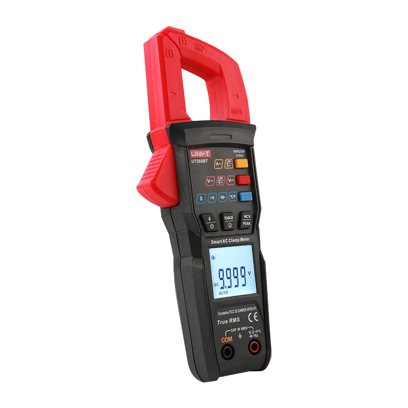 UNI-T UT202BT clamp meter dual display detail