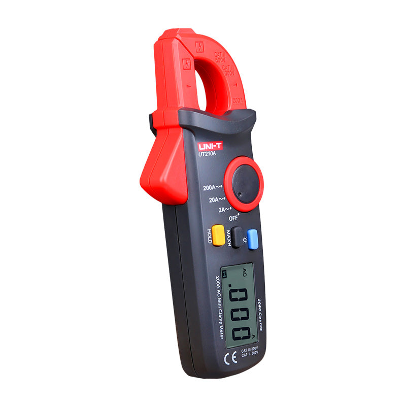 UNI-T UT210 series mini clamp meter display detail