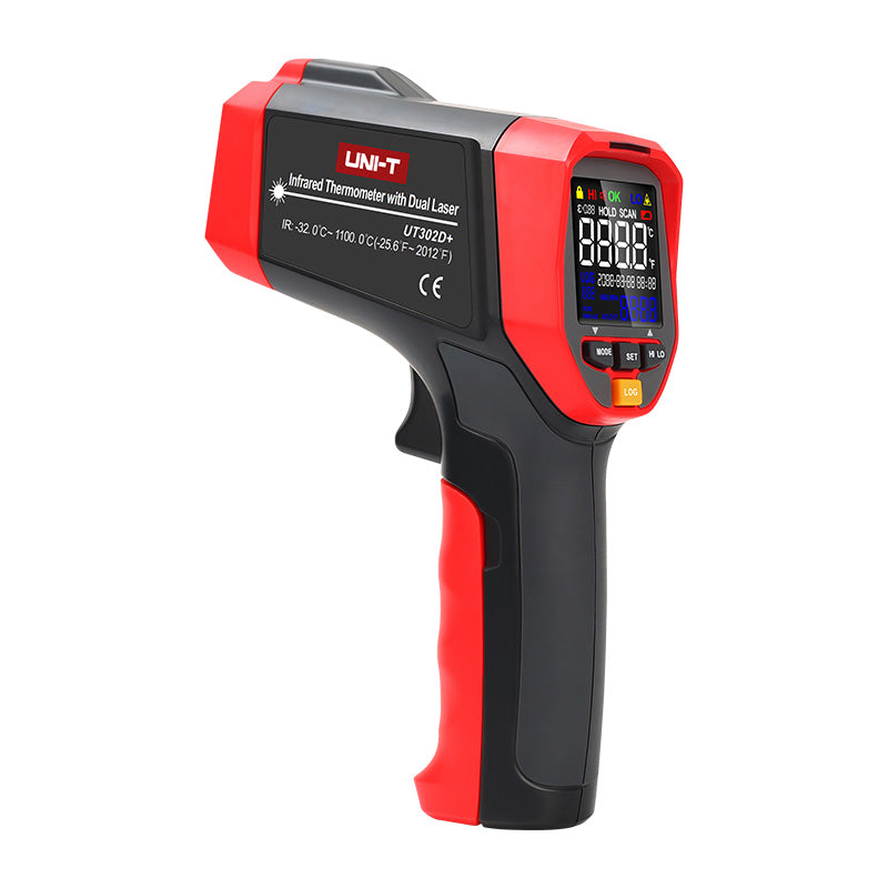 UNI-T UT302 series infrared thermometer display detail