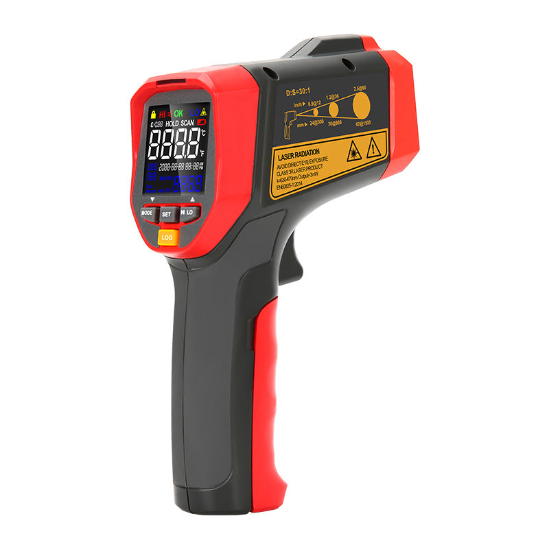 UNI-T UT303 series infrared thermometer display detail