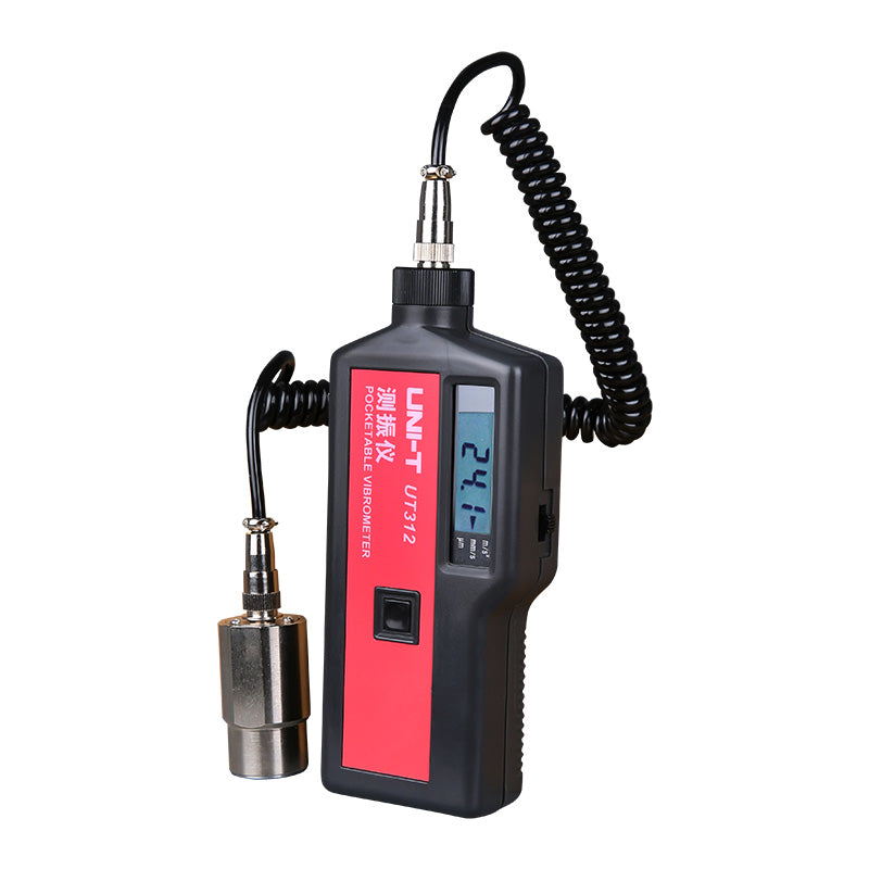 UNI-T UT312 vibration tester display detail