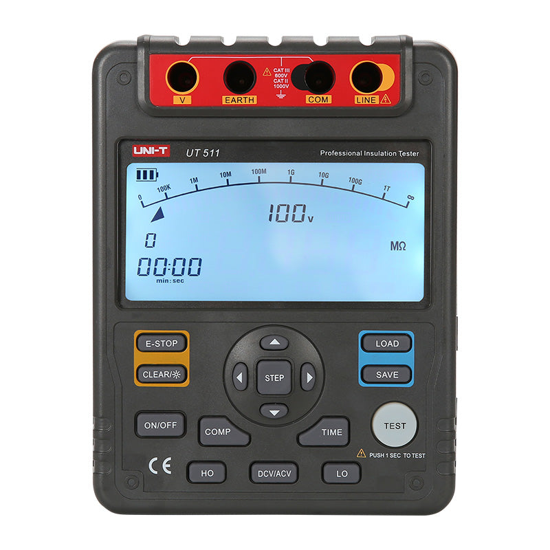UNI-T UT511 insulation resistance tester view 2