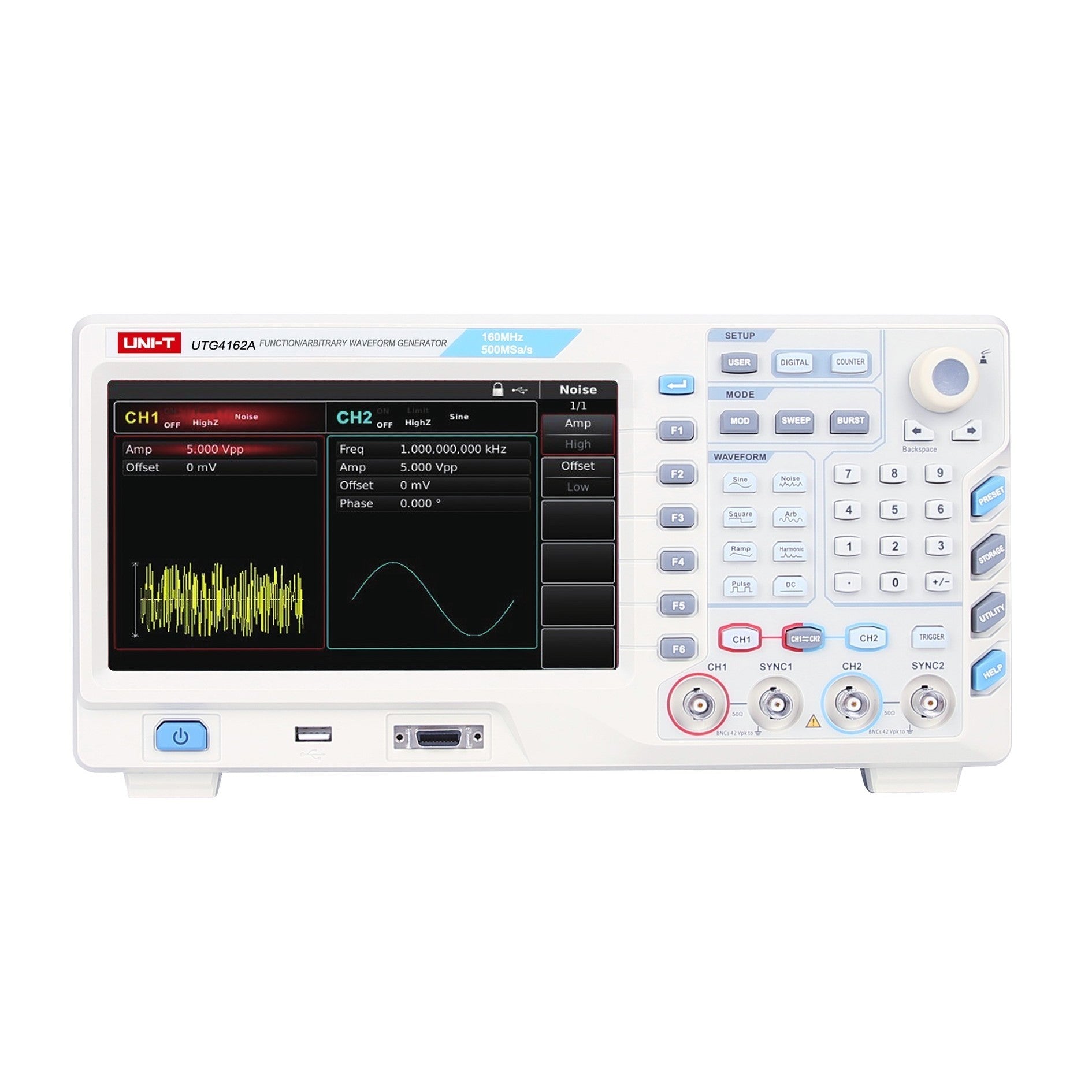 UNI-T UTG4162A arbitrary waveform / function generator