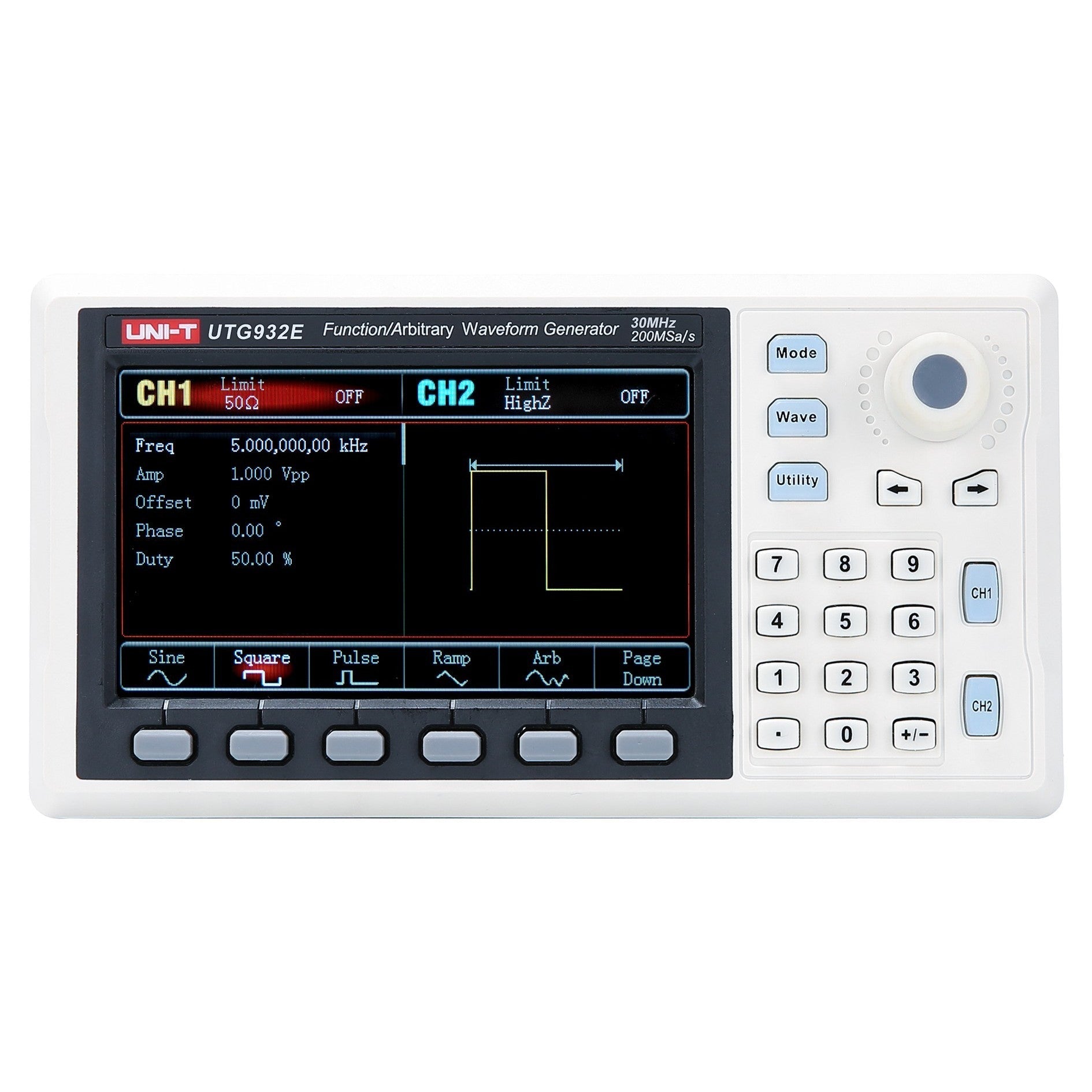 UNI-T UTG932E arbitrary waveform / function generator