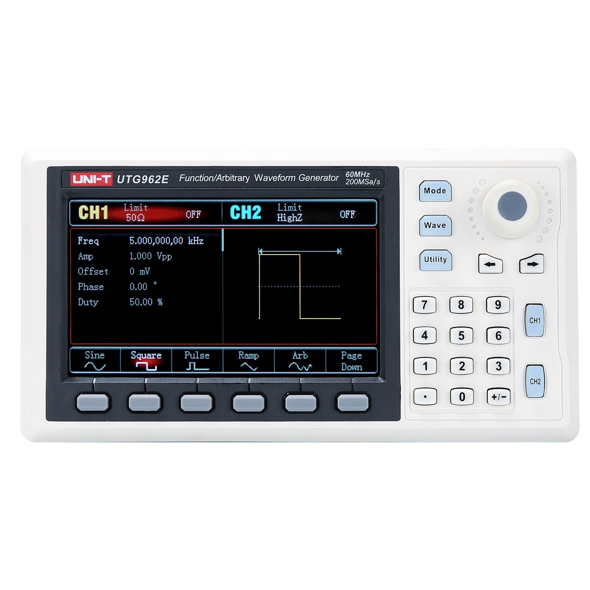 UNI-T UTG962E arbitrary waveform / function generator