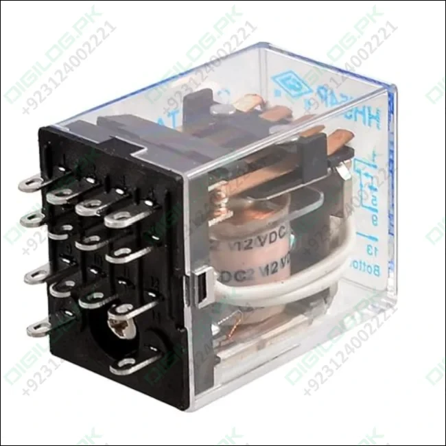 Uxcell HH54P DC 12V Coil 14 Pins Power Relay 4P2T