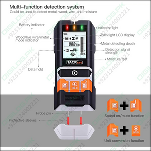 Wall Detector Tacklife Dms05 4 In 1 With Lcd Display