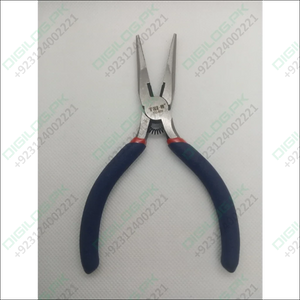 Santus ST502 Needle Nose Plier with blue handles for precision gripping tasks