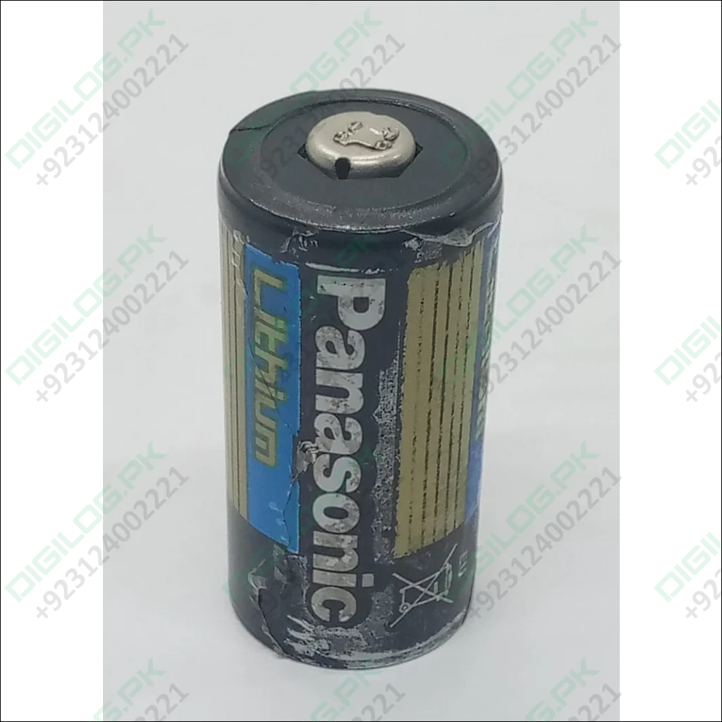 USED Product Panasonic Industrial CR123A Lithium Battery