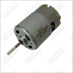 Cylindrical 3500rpm DC motor with a shaft for high torque applications