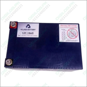Allied Battery 12v 10Ah Lithium iron Phosphate (LifePO4) Battery