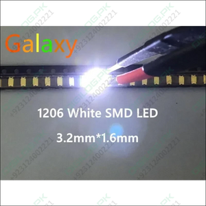 White Smd 1206 Led Super Bright Light Emitting Diode