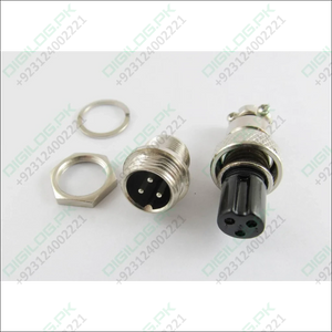 Xlr 3 Pin Cable Connector 16mm Chassis Mount 3pin Plug
