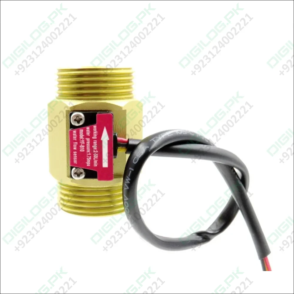 YF-B10 G1 1inch Water Diesel Brass DN25 Hall Effect Turbine Flow Sensor Meter - Accurate Flow Measurement