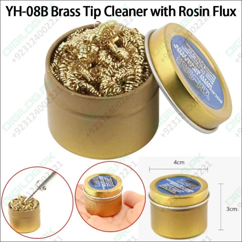 YIHUA YH-08B Soldering Iron Tip Cleaner with Rosin Flux