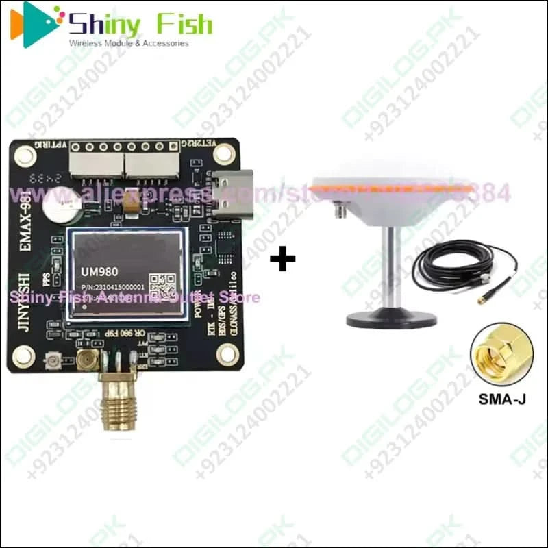 Pre Order GPS Module ZED-F9PDM GNSS RTK Module with Antenna – Centimeter-Level Precision for Industrial Applications