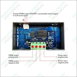 ZK-PP1K PWM Signal Generator Module ā Dual Mode 1Hzā150kHz LCD Display Delay Pulse Width Frequency & Duty Control