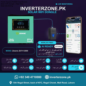 Ziewnic Z6 Pv12000 Solar WiFi Dongle - Real-Time Solar Monitoring