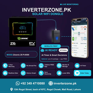 Ziewnic Z6 Pv8500 Solar WiFi Dongle - Real-Time Solar Monitoring