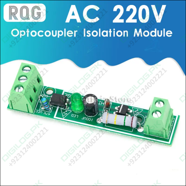 AC 220V Optocoupler Isolation Module - RQG Single Channel Voltage Detection