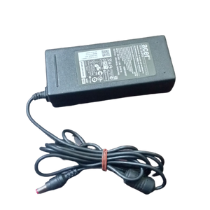 Acer Laptop Charger 19V 4.74A With Cable - a black rectangular power brick with a label and an attached power cord with a barrel connector.