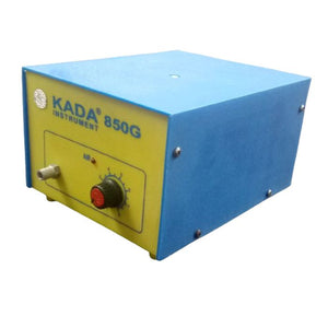 Advance Payment Kada 850G Gas Compressor For Natural Gas Pump - a blue and yellow box-shaped device featuring a front-facing air outlet port, a rotary control knob, and an indicator light.