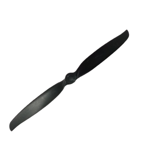 Apc 6x4e 6040 Direct Drive Propeller For Rc Airplane - a black, two-bladed plastic propeller shown against a white background.