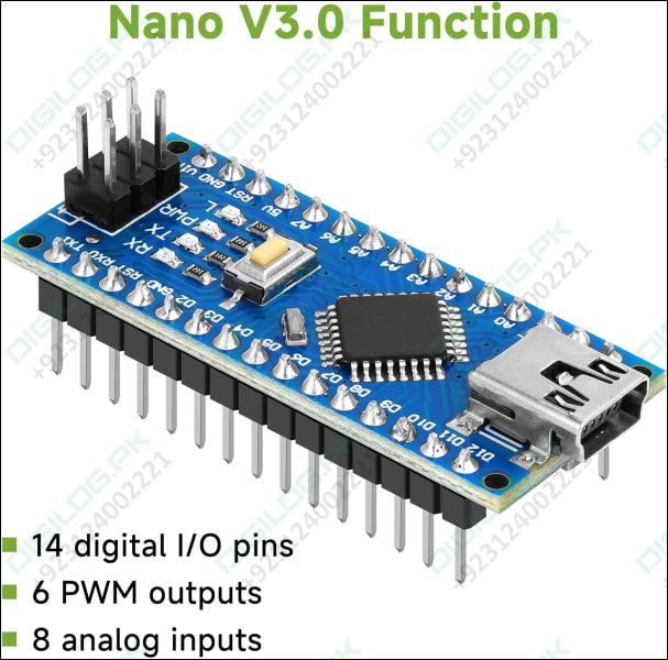 Arduino Nano V3 With nano cable In Pakistan