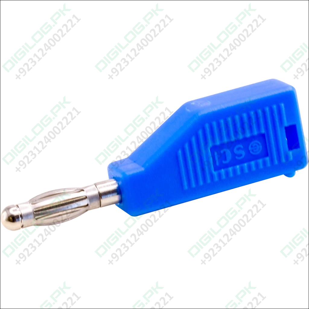 Blue Stackable 4mm Banana Plugs Jacks Connector