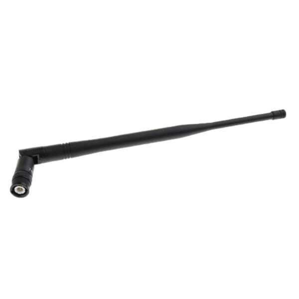BNC Type 2.4GHz WiFi Wireless Rubber Duck Foldable Signal Antenna For Wi-Fi Router Without Antenna - a black, foldable antenna featuring a BNC connector at its base.