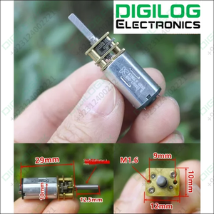 Small N30 gear motor with dimensions for high torque robot chassis car applications