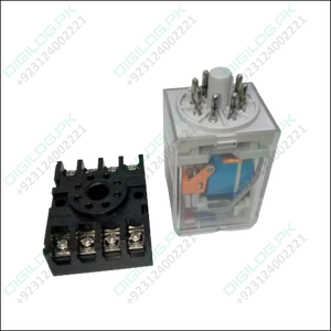 Finder Relay 12vdc 10a 60.12 With 8pin Rail-mount Socket