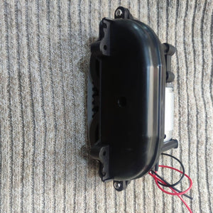 DC Gear Motor With 3.7V To 12V Operated - shown as a black plastic-encased gear motor unit with an attached silver motor and red and black power wires.