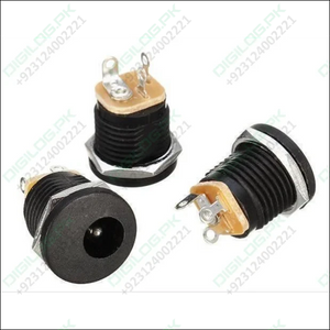 Dc-022 Dc Power Jack Pcb Mount Female Connector 3 Pin