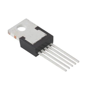 Dell LM2576 Adjuatable Switching Regulator IC - shown as a black electronic component with a metal heat sink tab and five silver pins extending from one side.