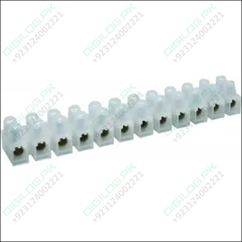 15 Amp Connector Strip 12 Way PVC